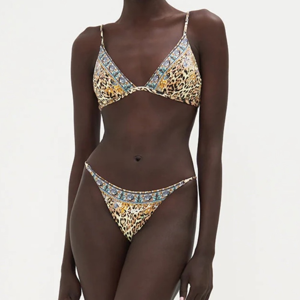 Genuine perfect condition Camilla swimsuit top in “seahorse sonnet ”
